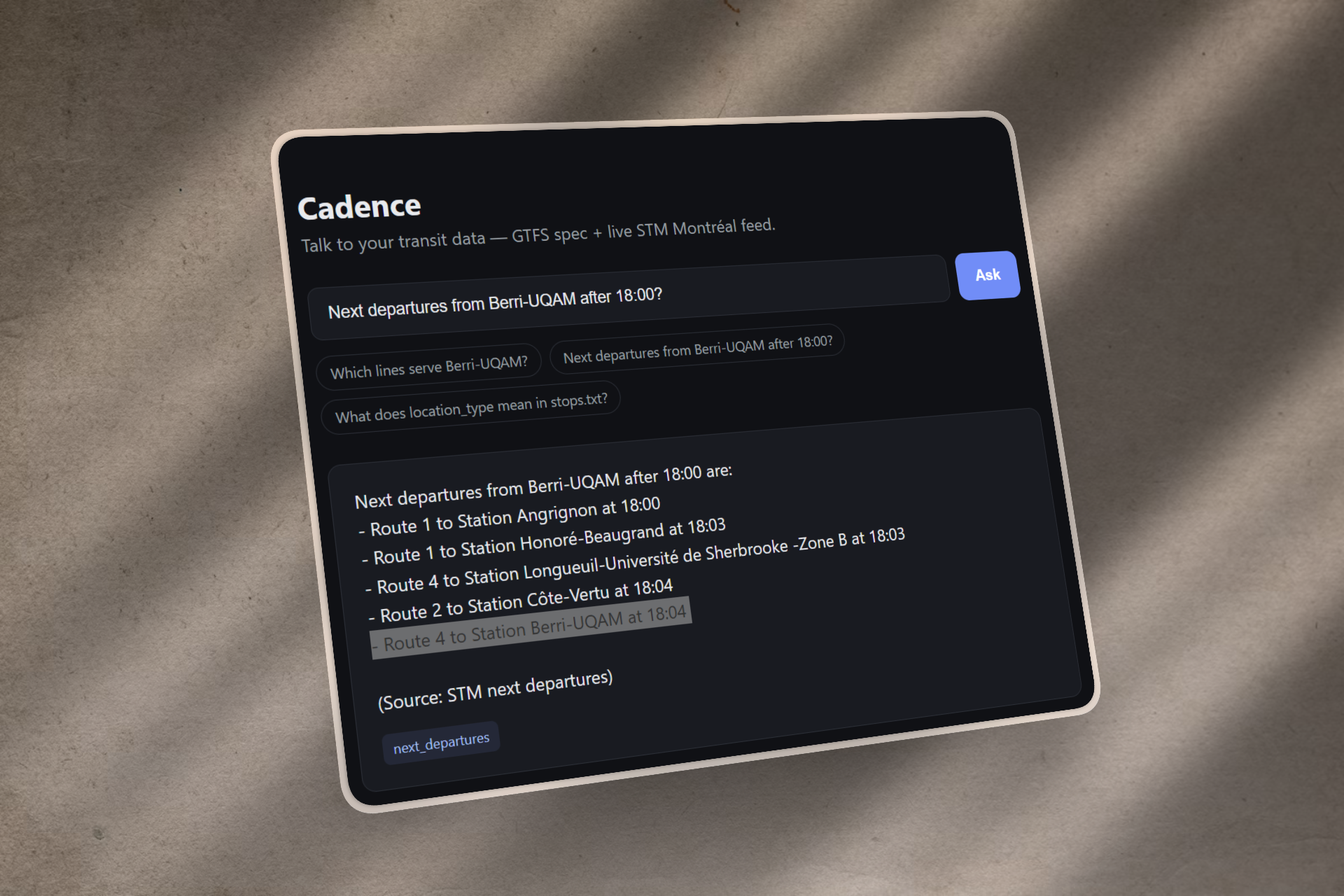 Cadence